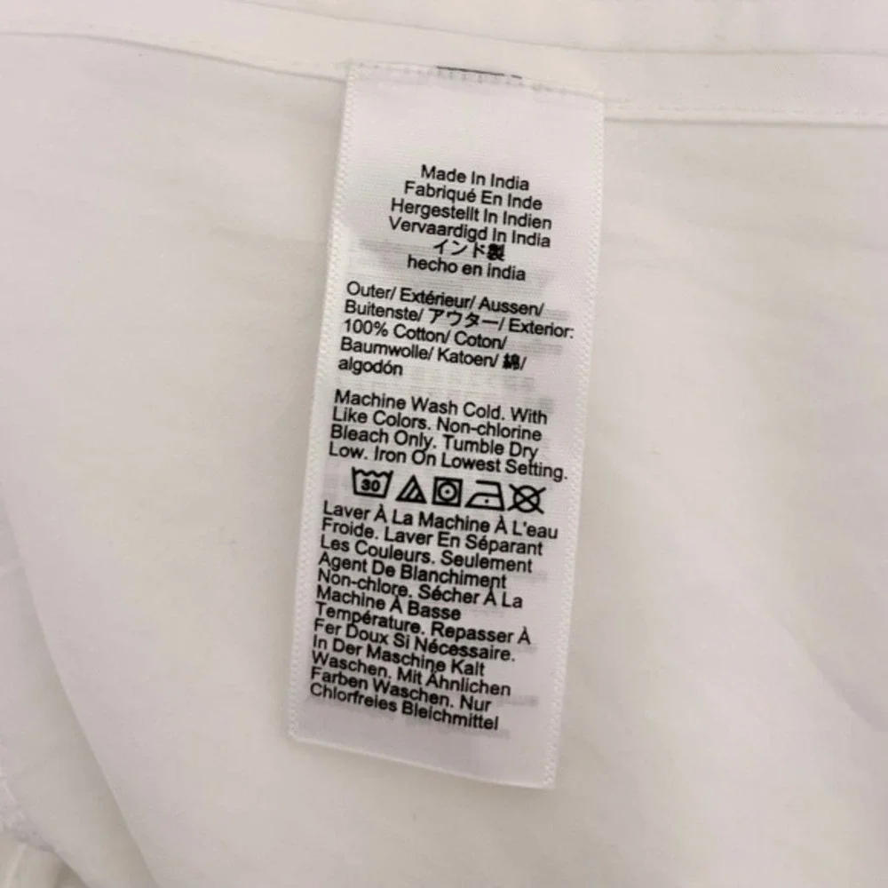 NWT!! J. CREW Delilah Dress Cotton Poplin Solid White Mini Ruffle‎ Small Tall ST